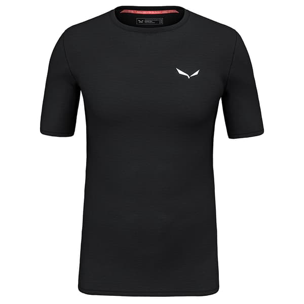 Salewa Cristallo Warm Kortærmet Baselayer Sort 2XL Mand