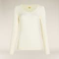 Miniatyrbillede 2 af 6: Icebreaker Merino 150 Siren Sweetheart Langærmet Baselayer Beige S Kvinde