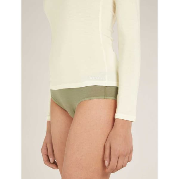 Icebreaker Merino 150 Siren Sweetheart Langærmet Baselayer Beige S Kvinde