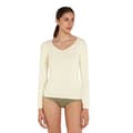 Miniatyrbillede 1 af 6: Icebreaker Merino 150 Siren Sweetheart Langærmet Baselayer Beige S Kvinde