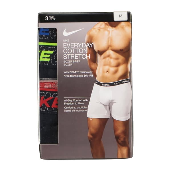 Nike 0000ke1007 Boxers 3 Enheter Svart S Man