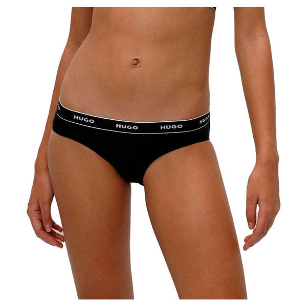Hugo Stripe Trusser 3 Enheder Sort 2XL Kvinde