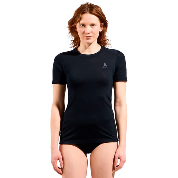 Odlo Merino 160 Kortærmet Baselayer Sort XL Kvinde