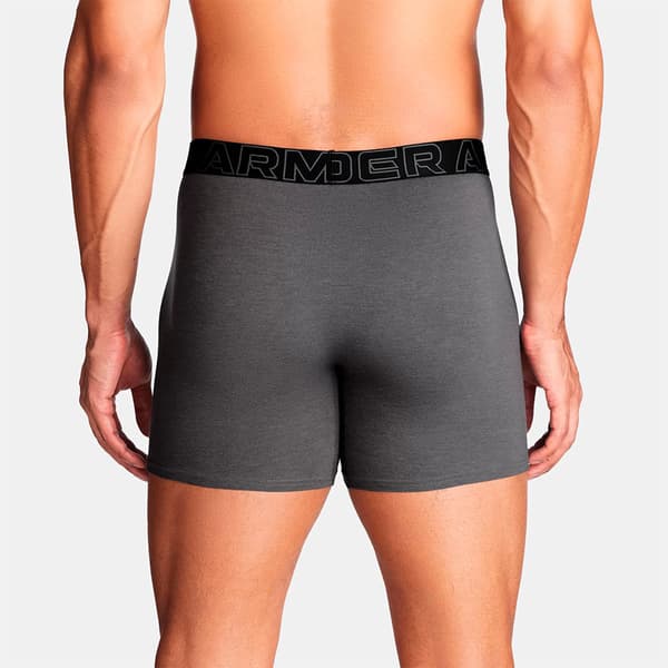 Under Armour Performance Cotton 6´´ Boxerit 3 Yksiköt Harmaa M Mies