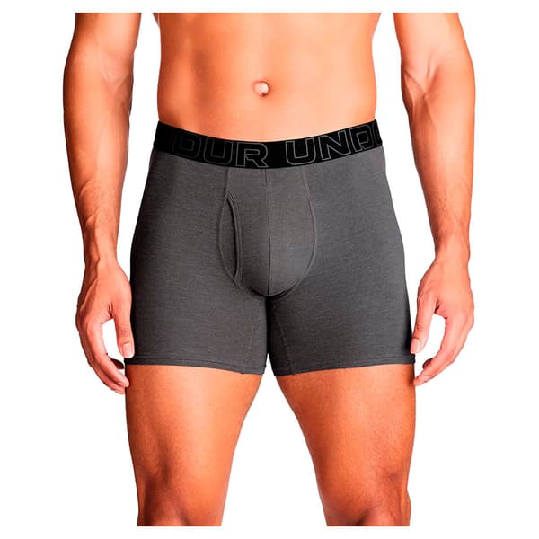 Under Armour Performance Cotton 6´´ Boxers 3 Enheder Grå M Mand