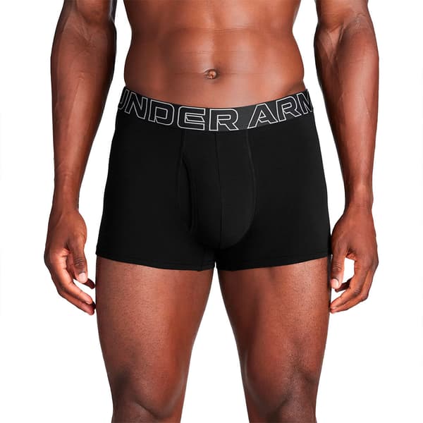 Under Armour Performance Cotton 3´´ Boxers 3 Enheter Svart XL Man