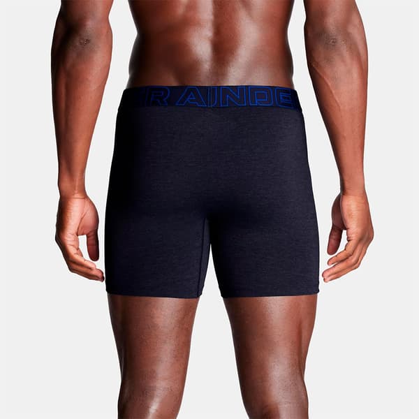Under Armour Performance Cotton 6´´ Boxers 3 Enheter Blå M Man