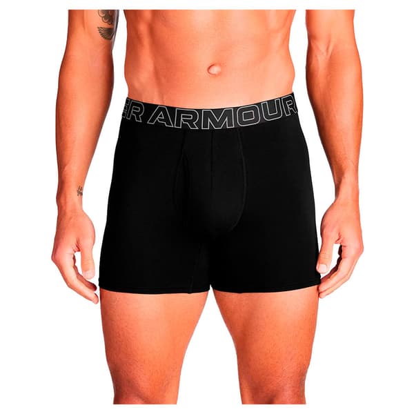 Under Armour Performance Cotton 6´´ Boxers 3 Enheter Svart 2XL Man