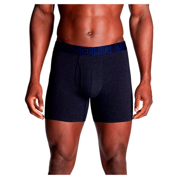Under Armour Performance Cotton 6´´ Boxers 3 Enheder Blå L Mand
