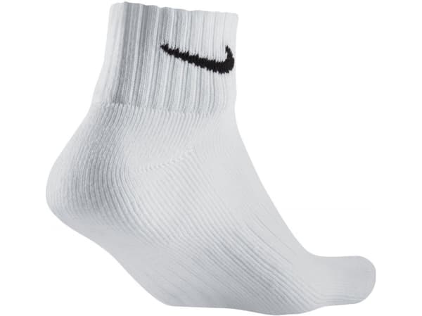 Nike Skarpetki krótkie Nike Value Cotton Quarter SX4926 (męskie; M; kolor biały)
