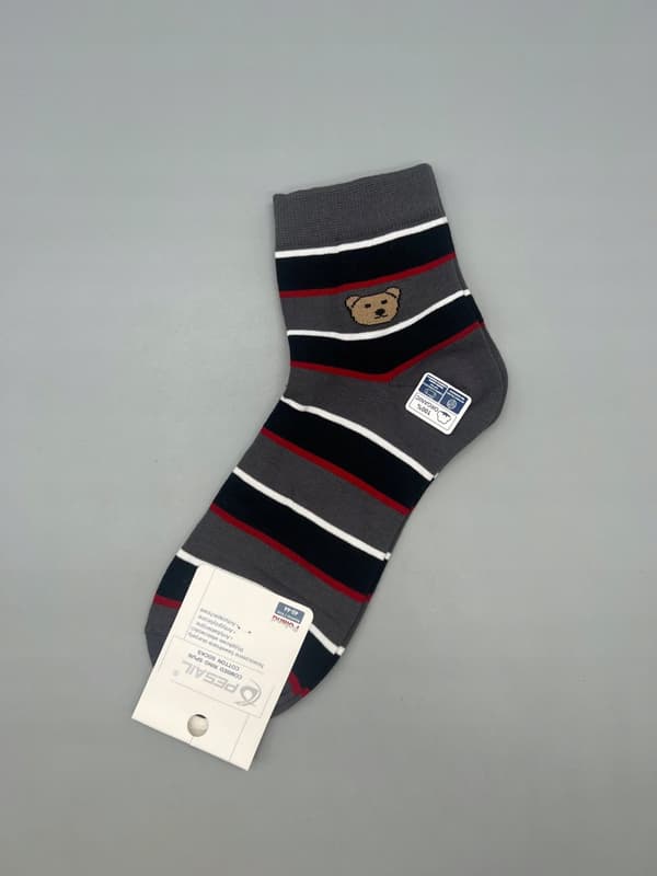 Miesten sukat 5-PACK Pesail värikäs nalle 95 % puuvillaa Sockpety 42-46