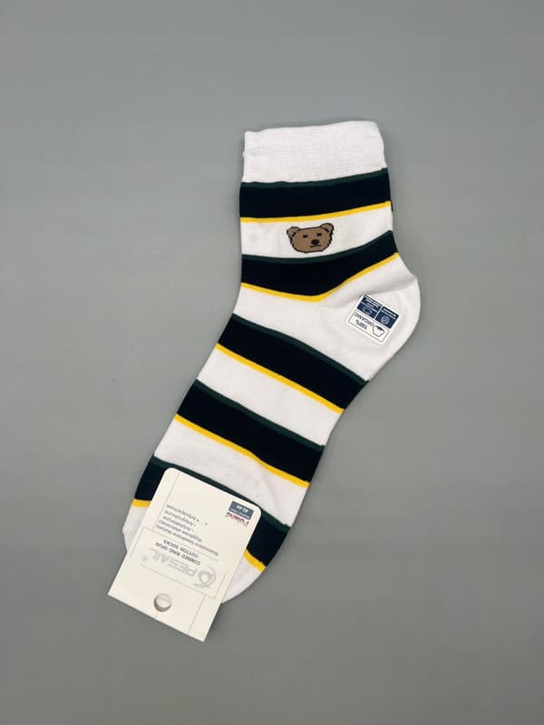 Herrestrømper 10-PACK Pesail Farverig Bamse 95 % Bomuld Sockpety 40-44