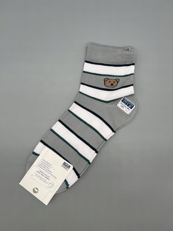 Herrestrømper 10-PACK Pesail Farverig Bamse 95 % Bomuld Sockpety 40-44