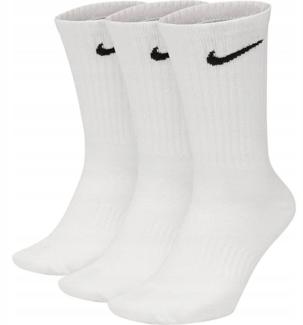 NIKE SX7676-100 PITKÄT SUKAT, 3 PAKKAUS SUKKIA