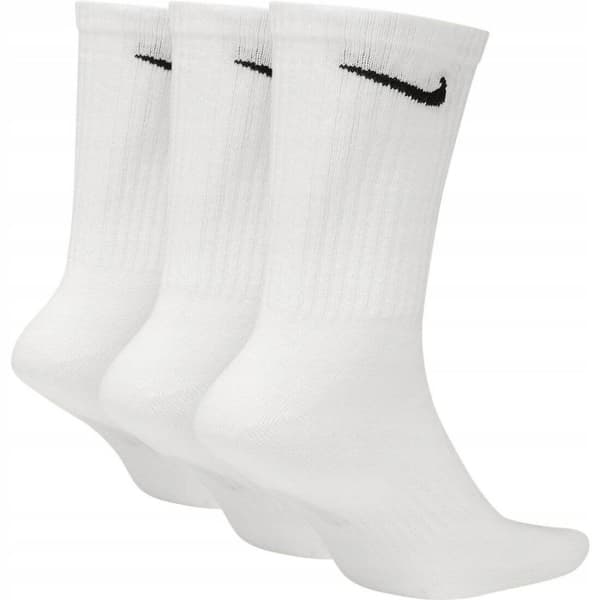 NIKE PITKÄT SUKAT SUKAT SX7676-100 KEVYET PÄÄLLISSUKKAT 3 PAKKAUS