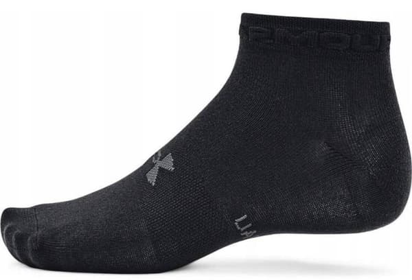 SORTE STRØMPER UNDER ARMOUR ESSENTIAL LAVSKÅREDE STRØMPER MED 3 STK. 1365745-001