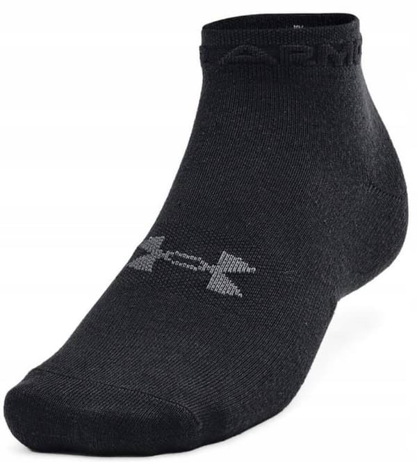 SORTE STRØMPER UNDER ARMOUR ESSENTIAL LAVSKÅREDE STRØMPER MED 3 STK. 1365745-001