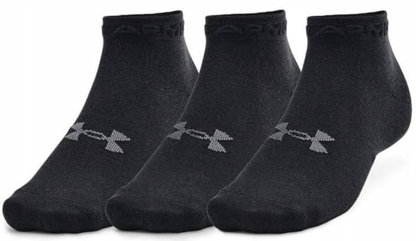 SORTE STRØMPER UNDER ARMOUR ESSENTIAL LAVSKÅREDE STRØMPER MED 3 STK. 1365745-001