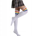 Miniatyrbild 1 av 8: KNÄSTRUMPO KNÄSTRUMPO LÅNGA STRUMPO REGNBÅGSSTRUMPOR REGNBÅGSPRIDE HBTQ
