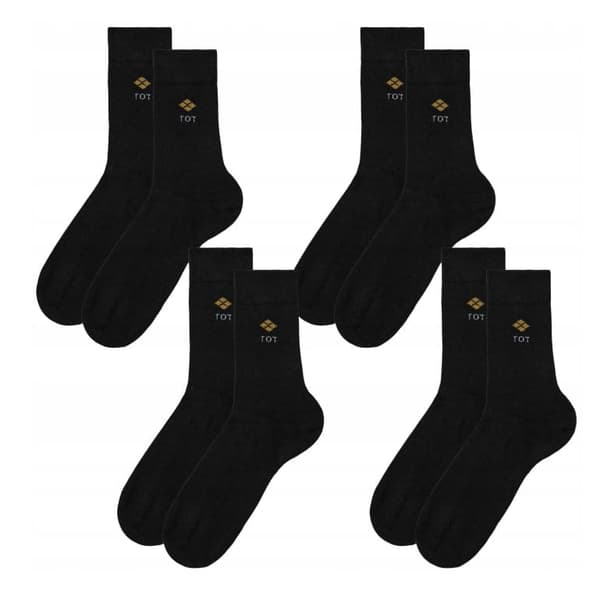 Sokker 4 par universal lange størrelse 39-44 mix