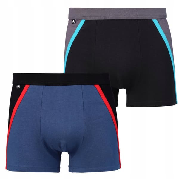 Herrboxershorts Klassisk, figurnära, bekväm, klassisk, 2-pack, MORAJ XXL