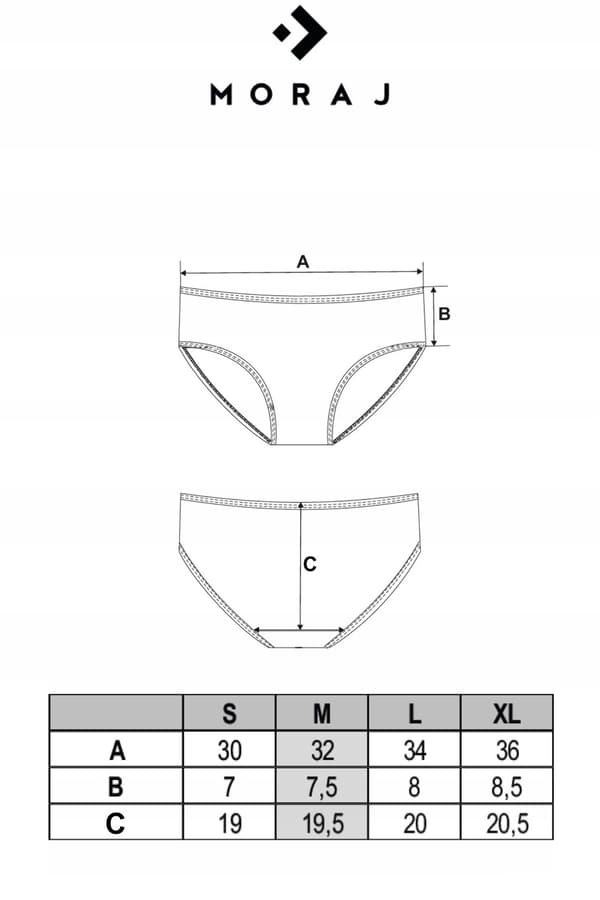 BOMULLTROSOR DAMTROSOR KLASSISK PRICKIG BOMULL 3-PACK MORAJ L