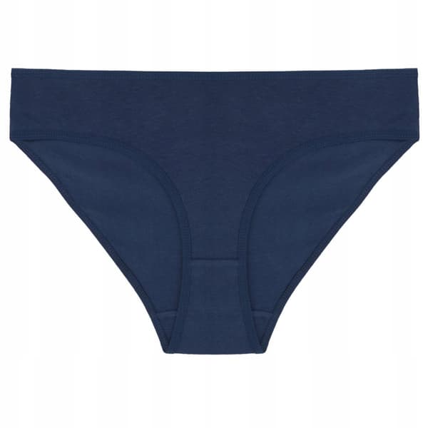 Klassiska damtrosor i bomull, slät bikini, bekväm MORAJ 3-pack S