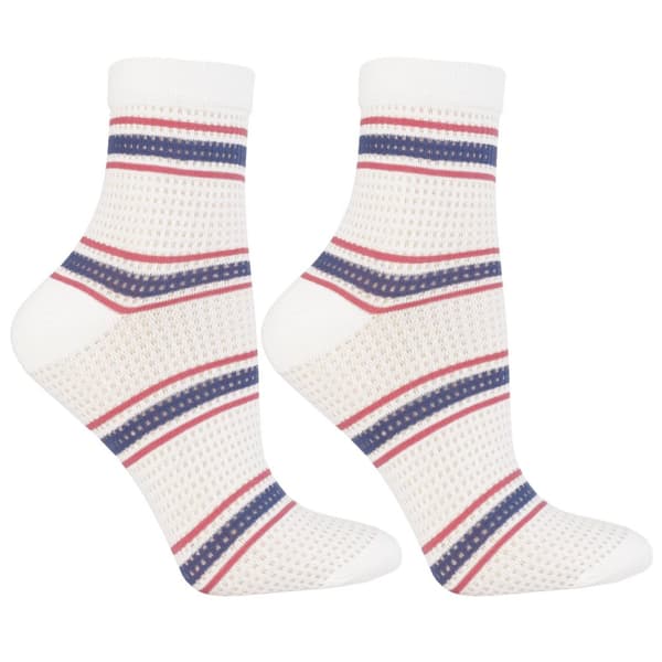 DAMSTRUMPOR 3/4 Ankel med Mesh Klassiska 3-PACK MORAJ 35-38
