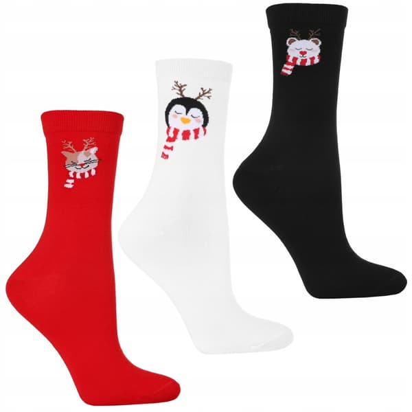 Julstrumpor Julstrumpor Julklapp Charmiga 3-PACK MORAJ 38-41