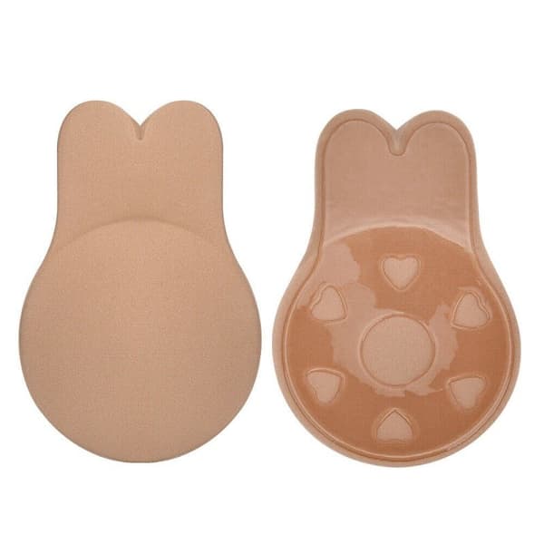 Selvklebende BH, Nippel cover - S/M Beige