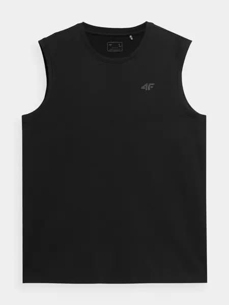 HERR 4F ÄRMLÖST LINNE BASIC UNDERTRÖJA SVART XL