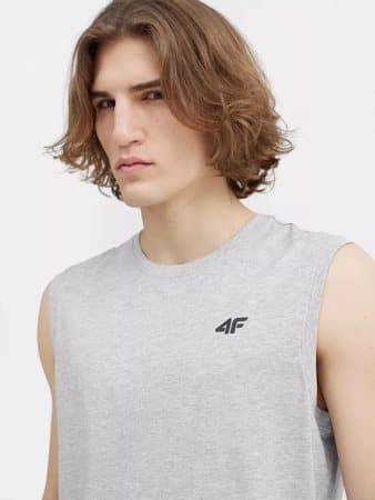 MIESTEN 4F HIHATON TANK TOP BASIC ALUSPAITA HARMAA M