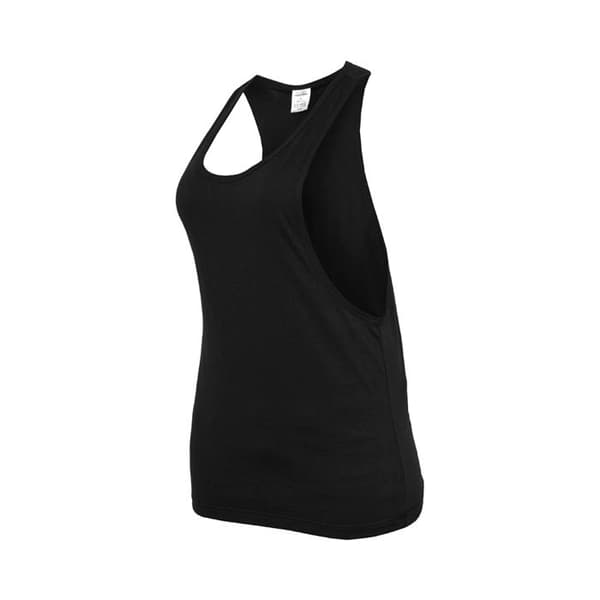 Dam Topp - URBAN CLASSICS - Lös basmodell - Färg svart - 100% bomull - 140 GSM