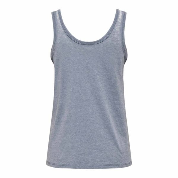 Ärmelslös T-shirt med rund hals och rak skärning Dam ONLY