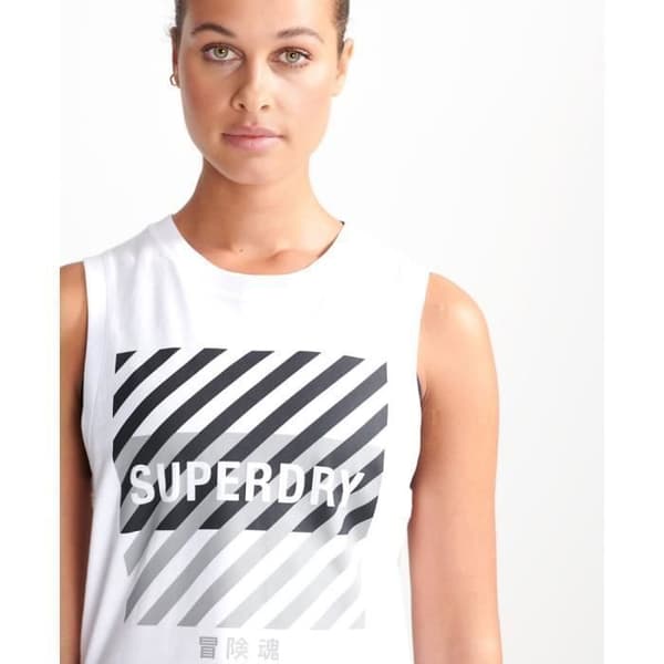 Damtröja Superdry Training Core Sport - optic