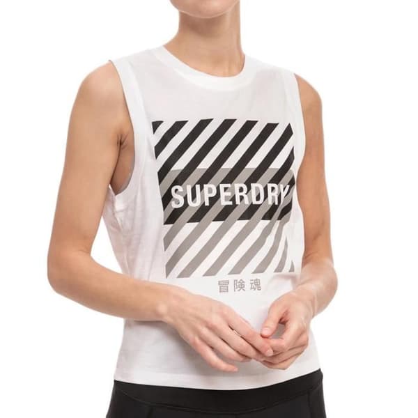 Damtröja Superdry Training Core Sport - optic