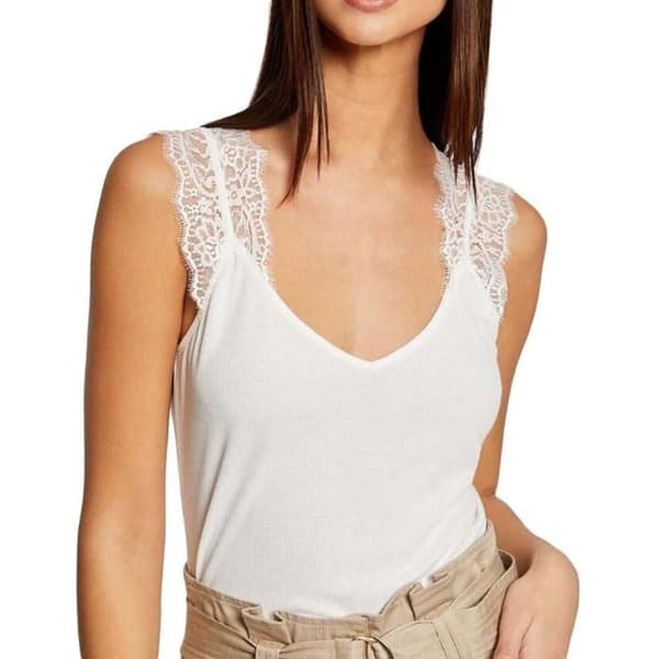 Topp - Morgan - Bdelia - Off White - V-ringad - Stadslook