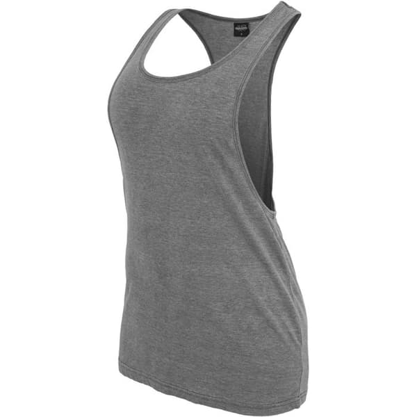 Dam Topp - Urban Classics - LOOSE - Mörkgrå - 65% Polyester - 35% Bomull