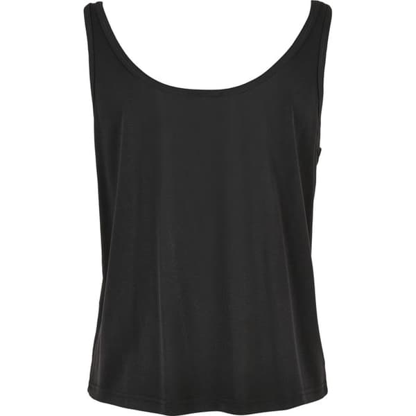 Damärmad tröja - Urban Classics - Modal löst linne - Svart - Loose fit - Rundad hals