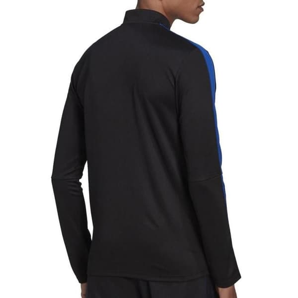 Träningsjacka - Adidas - Tiro - Svart/Blå - Hög krage - 100% polyester