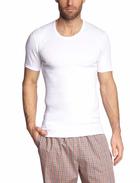Schiesser Undertröja - 205175 - Essentials Cotton Undertröja för män