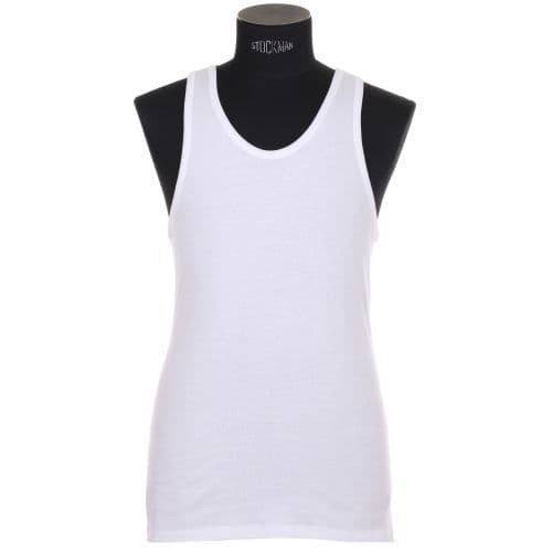 Set med vita tanktops Eminence - Herr - Klassisk krage - 3 köpta + 1 gratis