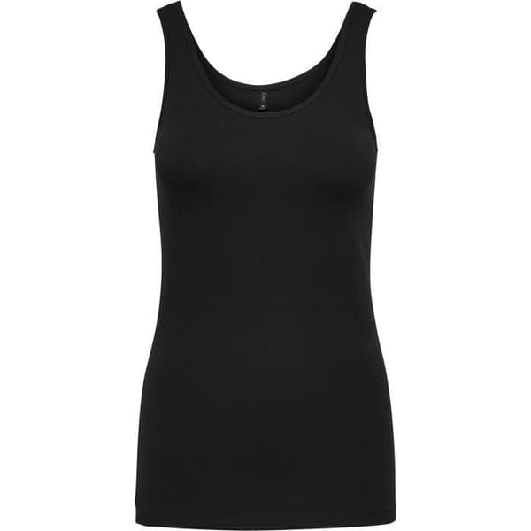 Tanktop - ONLY - Svart - Rund hals - Tätsittande - Sträckbart material