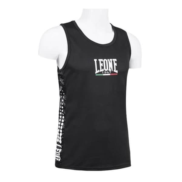 Boxningstopp - Leone - Svart - Rak passform - 100% polyester - Lätt komfort