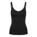 Miniatyrbild 1 av 4: DamTanktop - Pieces - Enfärgad - Svart - Åtsittande - Bekväm och elegant