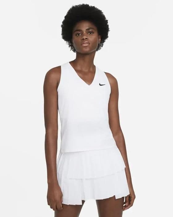 Nike NikeCourt Vit tennislinne för kvinnor