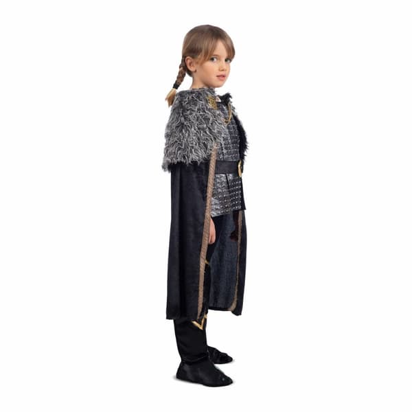 My Other Me Viking Woman -asu lapsille musta harmaa (5 kpl)