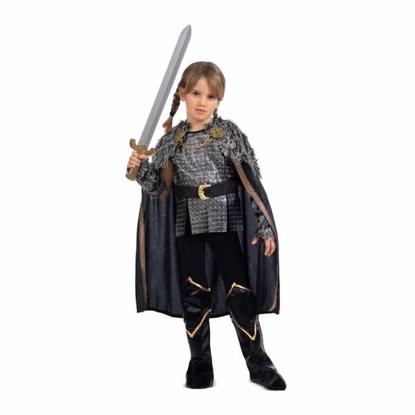 My Other Me Viking Woman -asu lapsille musta harmaa (5 kpl)