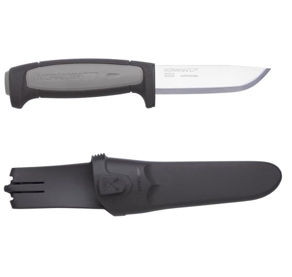 MORAKNIV robust kniv, klinge af kulstofstål 91x3,2mm
