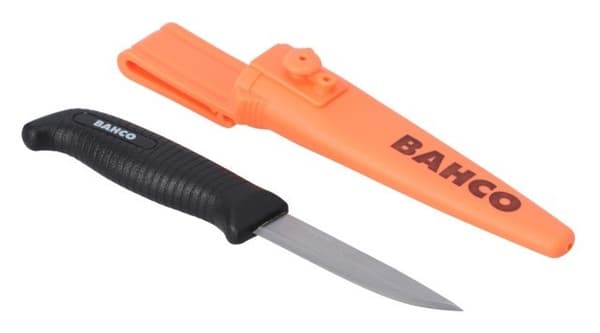 Set med 4 produkter. Kniv Bahco, kolstål
